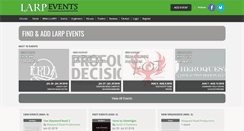 Desktop Screenshot of larpevents.co.uk